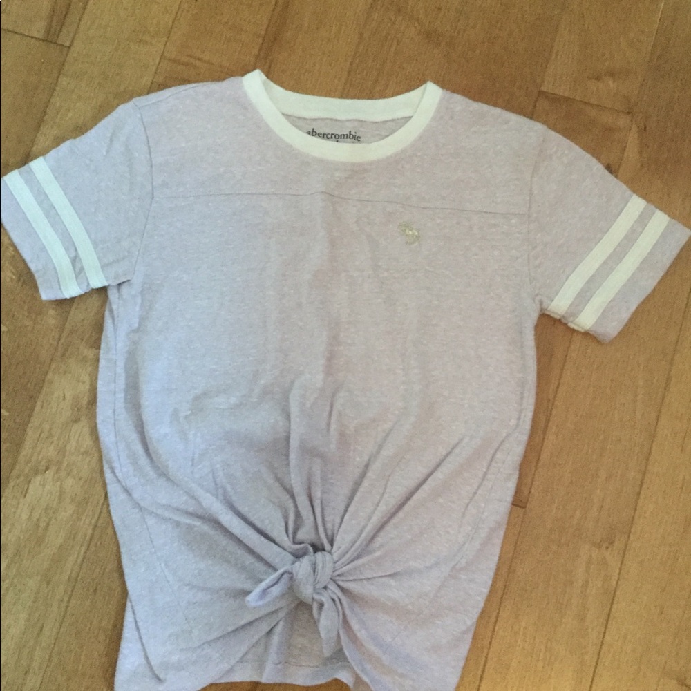 Girls Abercrombie Ringer T-Shirt